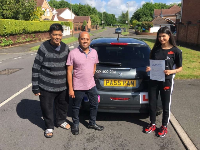 driving lessons leicester - Panchal Driving Academy - Eashani Pabari